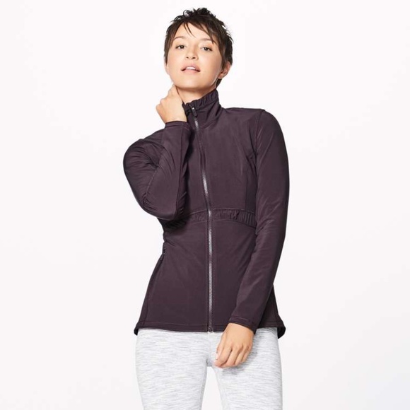 Lululemon Roundtrip Jacket Sz 12 PELT - Picture 1 of 5